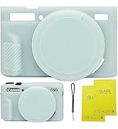 SZHSYJY G7X Mark II case,G7X Removable Lens Cover Silicone Cover for Canon PowerShot G7X ii,Comes...