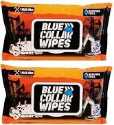 Blue Collar Wipes – XL Flushable Adult Wet Wipes – Biodegradable, Sewer & Septic Safe – Overtime ...