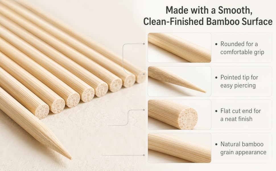 bamboo skewers