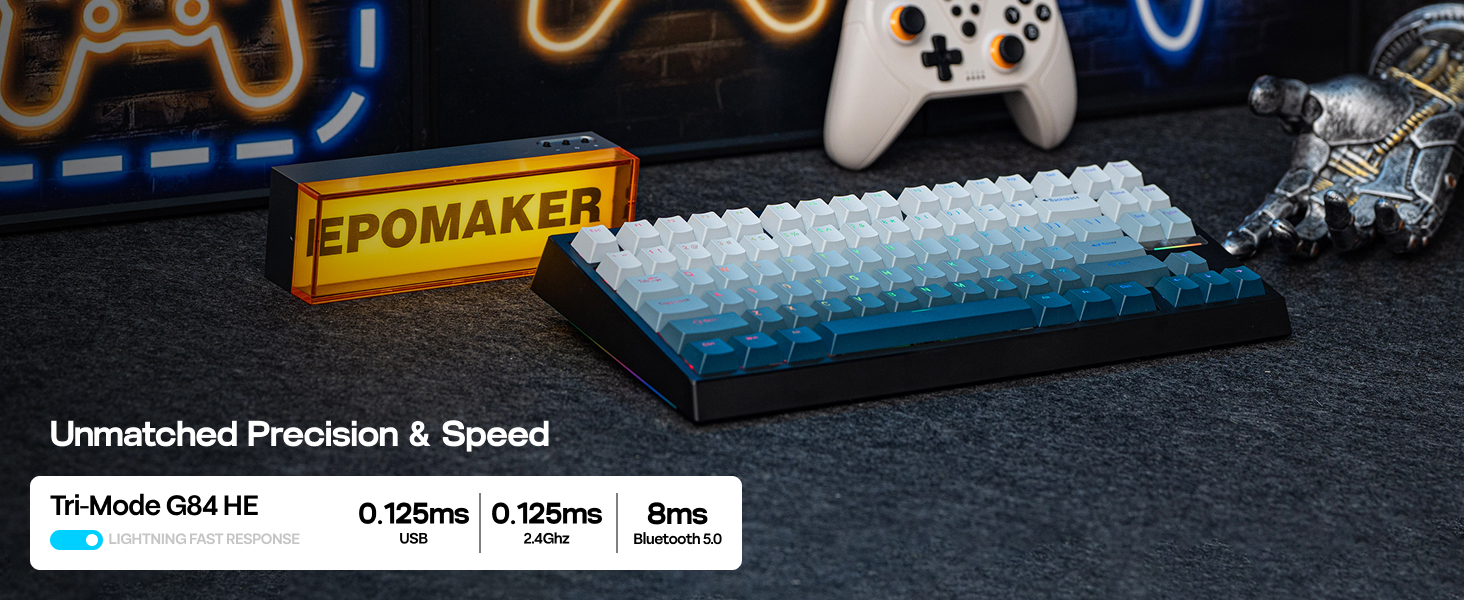 EPOMAKER G84 HE Wireless Gaming Keyboard