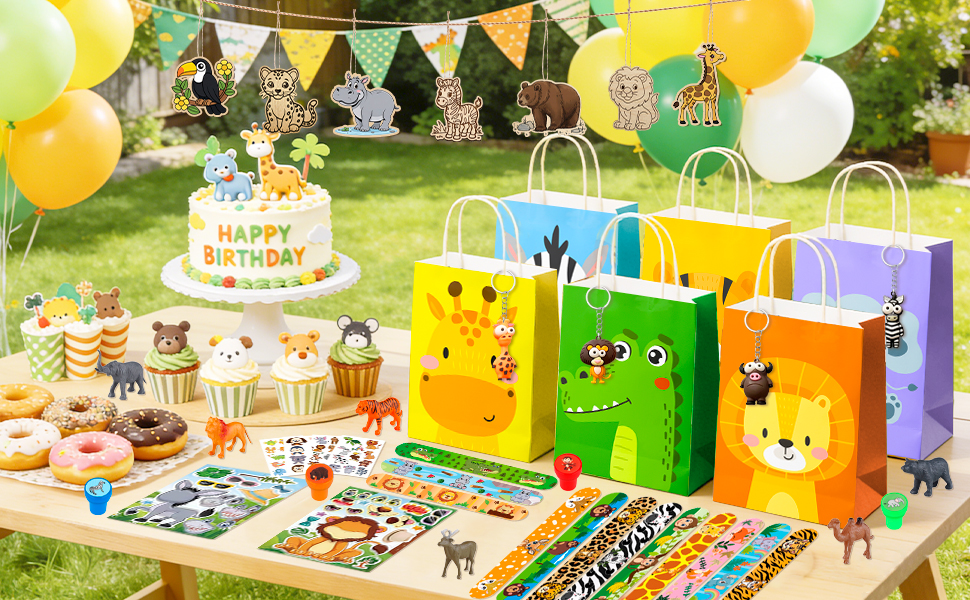 jungle safari party favors
