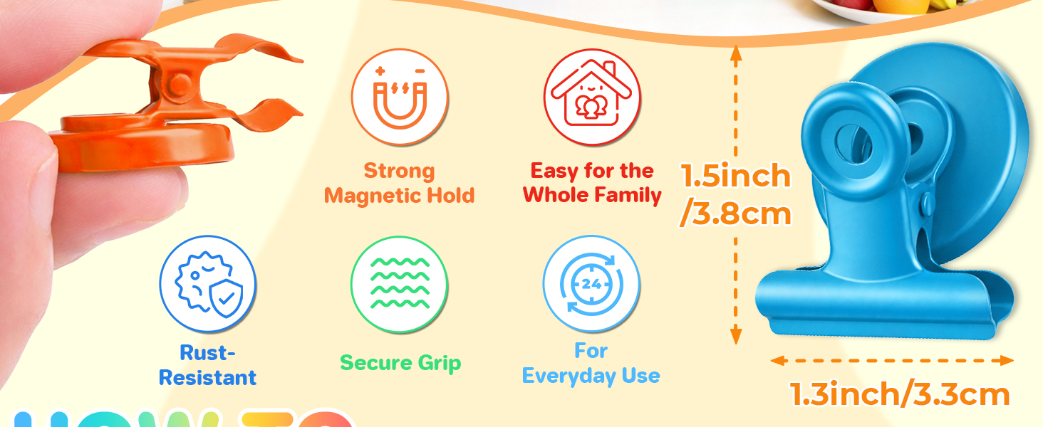 magnetic clips