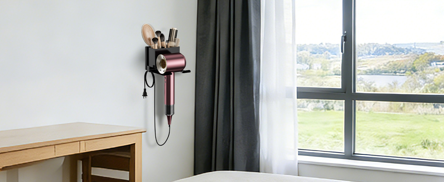 hair dryer storage