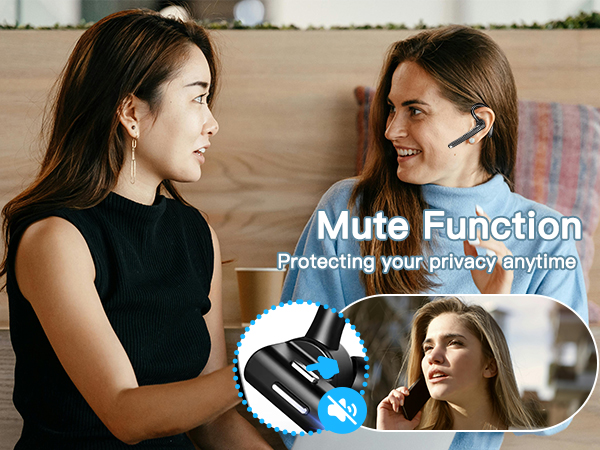 PS: The mute function is only applicable to mobile phone calls. Protect your privacy at all times.