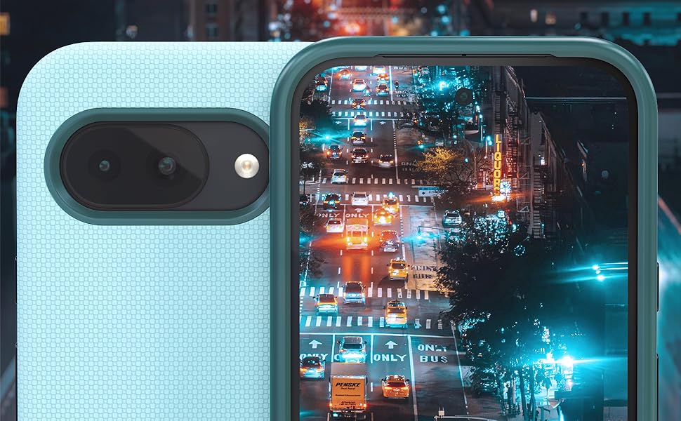 Pixel 9a case strong heavy duty reliable top-rated military grade drop tested green blue grey berry