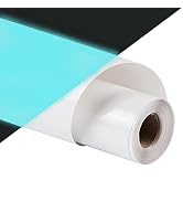 guangyintong Glow in The Dark Heat Transfer Vinyl Rolls, 12" x 5ft Luminous Blue Iron on Vinyl fo...