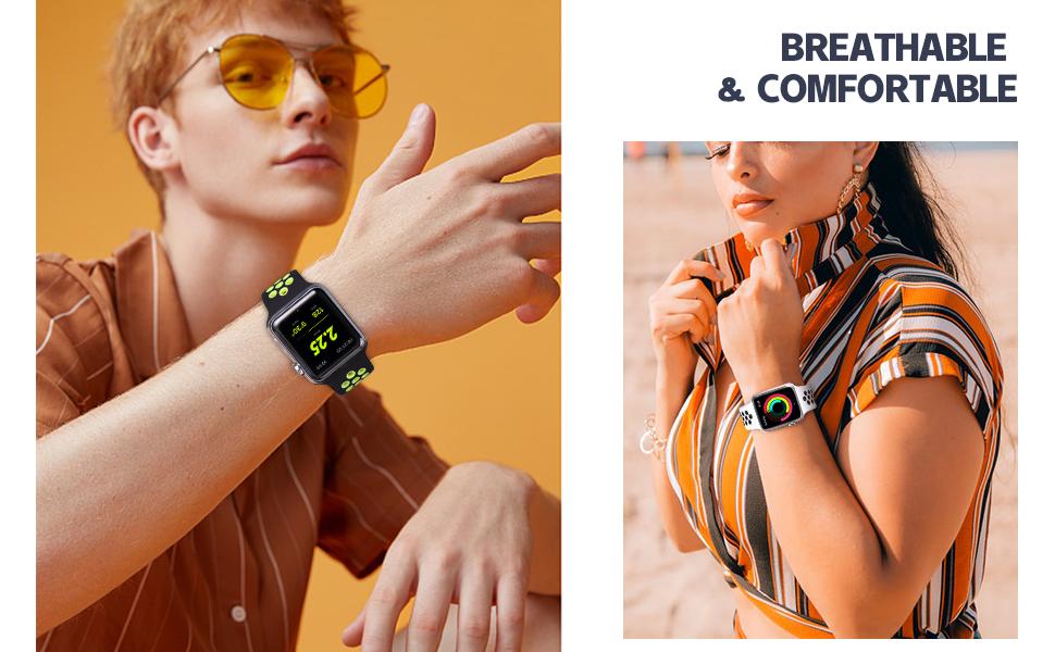 Compatible for iwatch bands series 6/5/4/3/2/1 SE