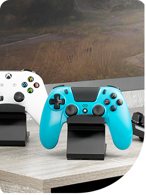UGDS-05 - Twin pack game controller mount for desktops