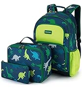 mommore Kids Backpack Set, Lightweight School Backpack for Kids Elementary Bookbag for Students w...