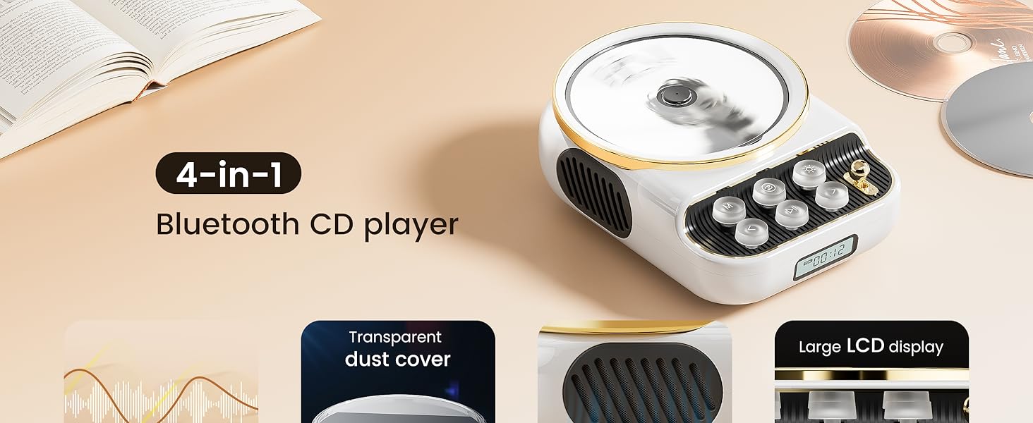 cd player with speakers