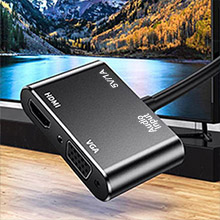 VGA to HDMI VGA Adapter for Dual Monitor