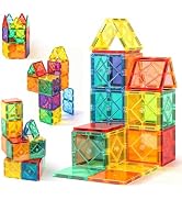 30PC Squares Magnetic Tiles Kids Toys for 3 4 5 6 7 8+ Years Old Boys Girls | Magnetic Building T...