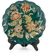 KAMMAK Ceramic Decorative Plate, Porcelain Plates for Kitchen Dining Room Wine Cabinet Home Decor...