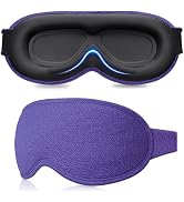 Gritin 100% Blackout Sleep Eye Mask for Women Men,Zero Eye Pressure Sleeping Mask-Ergonomic Desig...