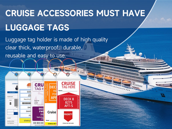 Cruise luggage tag