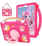 SAMONPOW for iPad 6th 5th Generation Case iPad Air 2/Pro Protective Cover Rainbow Unicorn iPad Ca...