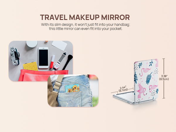 magnifying compact mirror