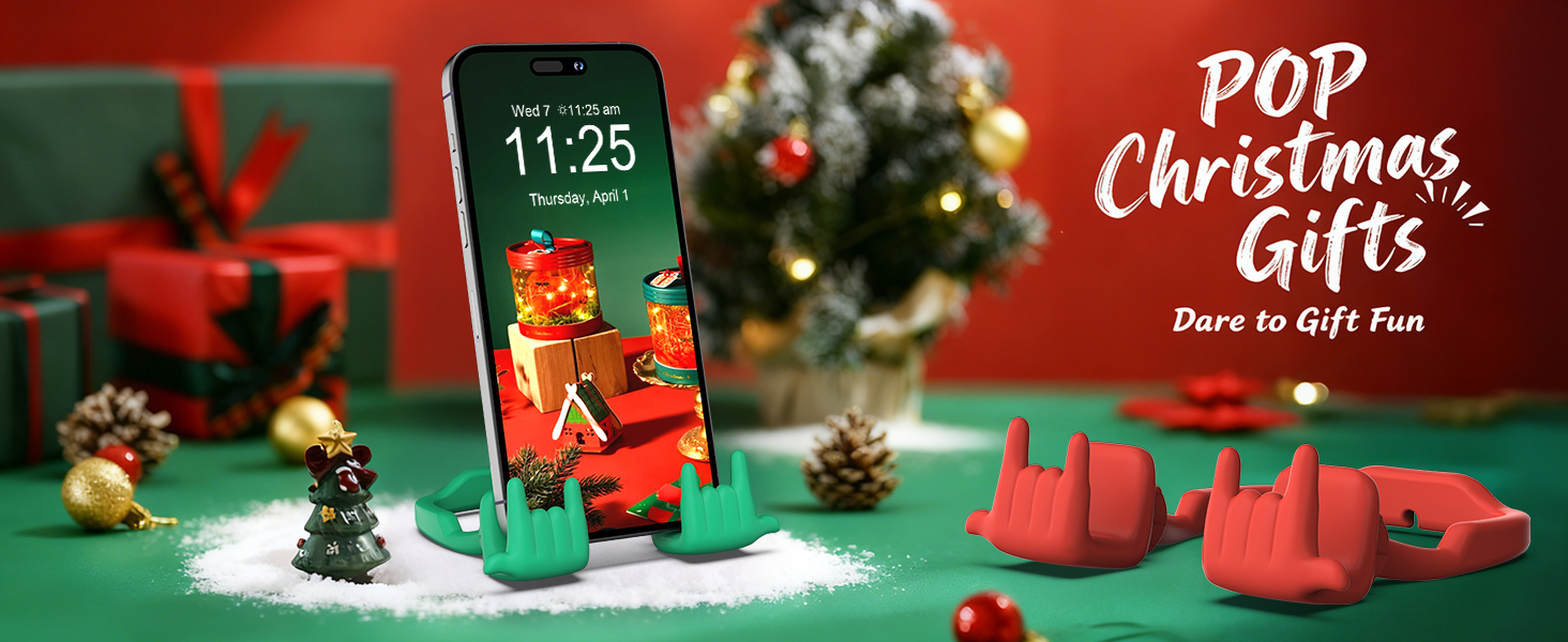 Cheerful Stocking Stuffers: Send Positivity & Feeling Rock On Vibes