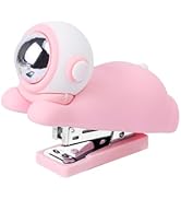 Honagu Cute Stapler, Cartoon Stereoscopic Silicone Stapler, Labor-Saving Office Supplies, Desktop...