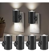 TSEXES LED Night Lights Plug into Wall,Dimmable Plug in Night Light,Dusk to Dawn,5000K Daylight,0...
