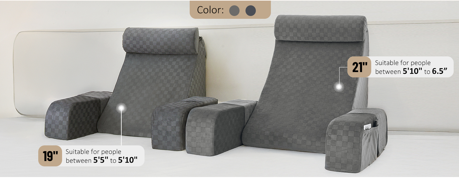 large bed reading pillow for backrest