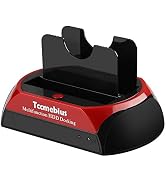 Tccmebius USB 2.0 Hard Drive Docking Station, TCC-S867-US USB 2.0 to 2.5 3.5 Inch SATA IDE Dual S...