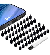 PortPlugs iPhone Dust Plugs (50 Pack), Compatible with iPhone 11, X, XS, XR, 8, 7, 6 Plus, Max, P...