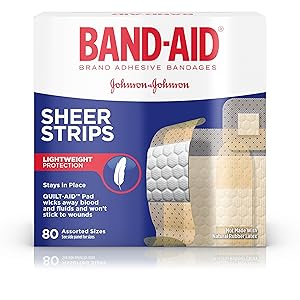 BAND-AID Brand Adhesive Bandages Comfort Sheer