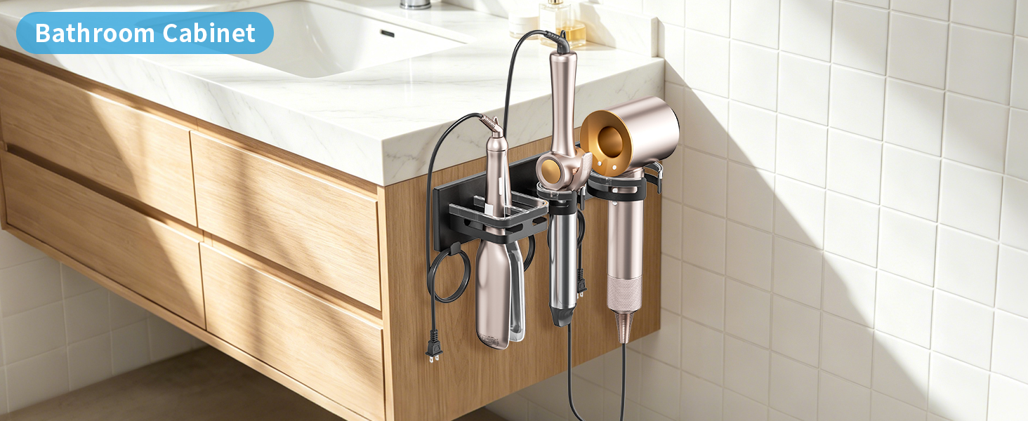 hairdryer holder for bathroom