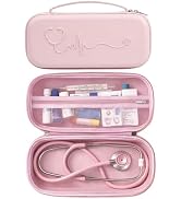 SMYV Stethoscope Case - Hard Shell Protective Carrying Bag for 3M Littmann Classic III/IV, MDF, A...