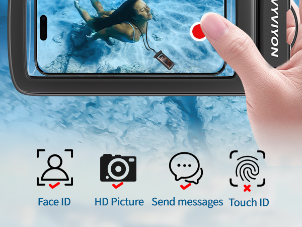 Waterproof phone pouch