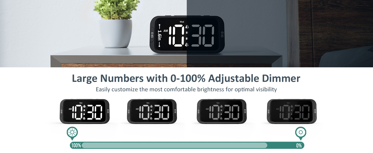 alarm clocks for bedrooms