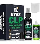 BTAS Gun Oil Lube and Cleaner CLP Kit,Shooter Lubricant Cleaning Solvent 1oz & 2 oz