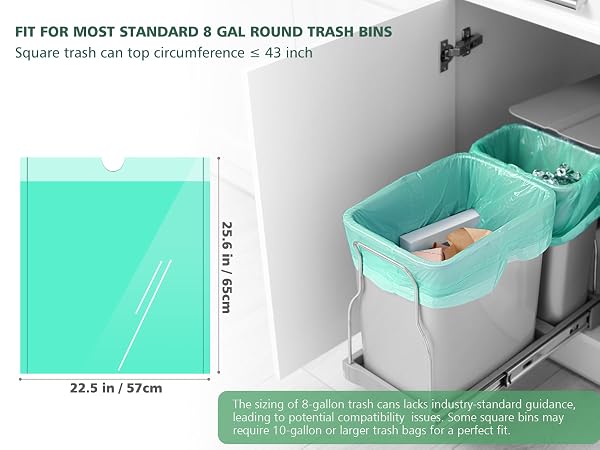 7 gal trash bags