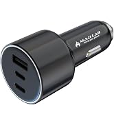 M.A.D Lab 84W Fast Car Charger with Smart Power Distribution – USB-C & USB-A Ports, Overheat Prot...