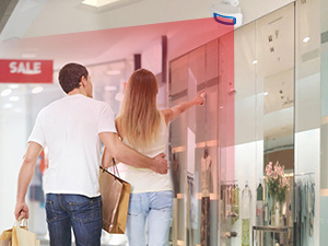 motion sensor for store