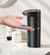 Fantictas Automatic Soap Dispenser,Touchless Hand Wall Mount Rechargeable 3 Gear Adjustable Elect...