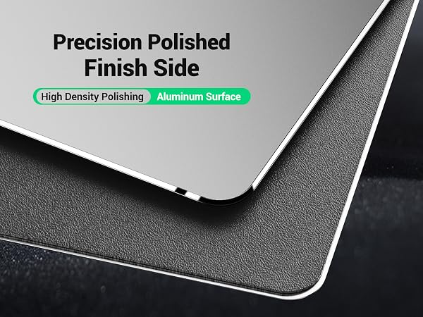 apple mouse pad hard metal mac aluminum magic glass mouse pad imac grey modern gray silver laser