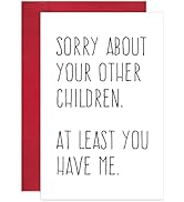 Ogeby Funny Fathers Day Card Gifts from Daughter Son, Sarcastic Father’s Day Card Gift for Dad, S...