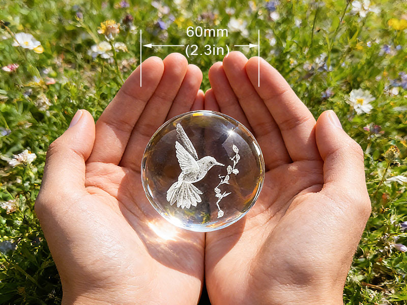 HDCRYSTALGIFTS 3D Crystal Ball