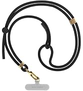 CASETiFY 6mm Rope Cross Body Strap with Card - Solid Black