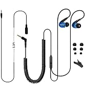 Joymiso 12Ft Extra Long Cord Earbuds Headphones for TV PC Laptop with Mic, Volume Control, Spring...