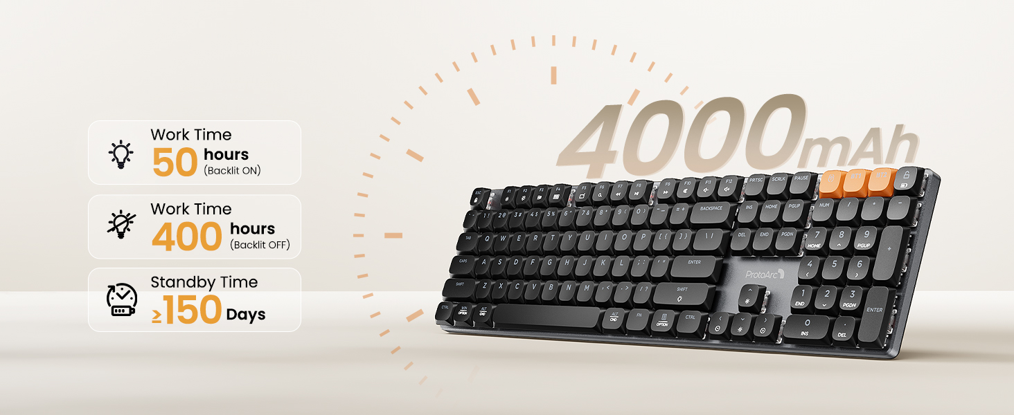 rechargeable mechanical keyboard