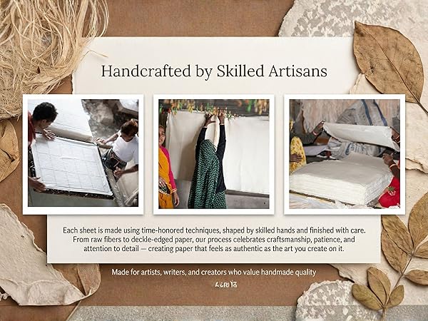 Acid free paper dry wet medium sketchbook mixed media water colour deckle edge old antique paper