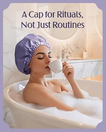 Comfortable shower cap