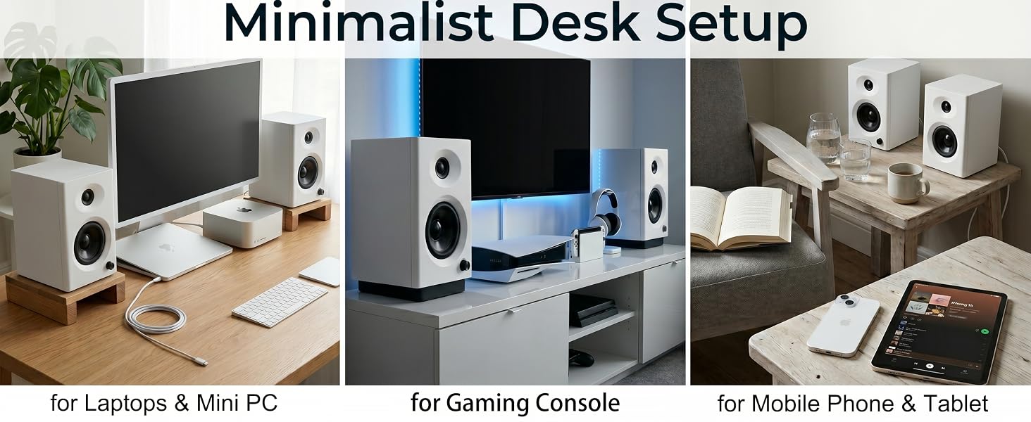 minimalist desktop setup