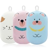 JieLiLeHome Baby and Kids Bath Loofah Sponge, Soft and Absorbent Toddler Exfoliating Body Scrubbe...