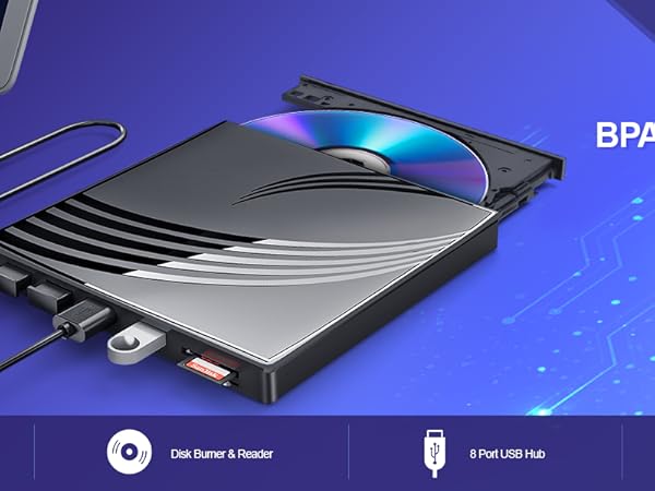 External CD/DVD Drive for Laptop