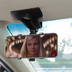 sun visor phone clip