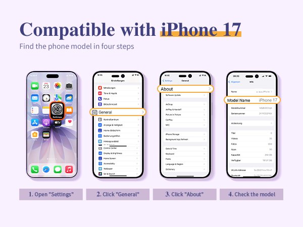 Compatible with iPhone 17 case